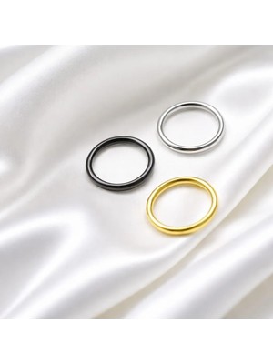 Takıparkxs 925 Ayar Gümüş Altın & Siyah Kaplama 3’lü Halka Hızma Set – Unisex Minimal Burun Küpesi, Tragus Küpe, Fake Hızma, Delikli & Deliksiz Piercing, Kıkırdak Helix Küpe Kadın Erkek