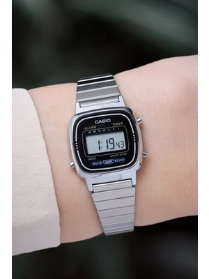 Casio LA670WA-2DF Kol Saati Dijital/Analog Fonksiyonlu Suya Dayanıklı Çelik-Plastik Malzeme