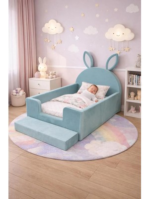 Puf Bebe 90X190 Ölçüde Çocuk Yatağı (Iç Yatak Dahildir)