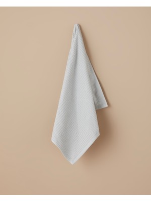 English Home Frame Pamuk Yüz Havlusu 50X70 cm Gri