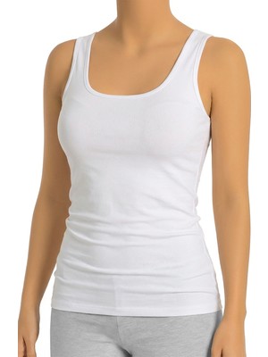 Öts Kadın Atlet Ribana Kalın Askılı (%100 Pamuk)