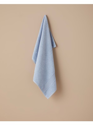 English Home Pure Fresh Pamuk Yüz Havlusu 50x80 cm Açık Mavi