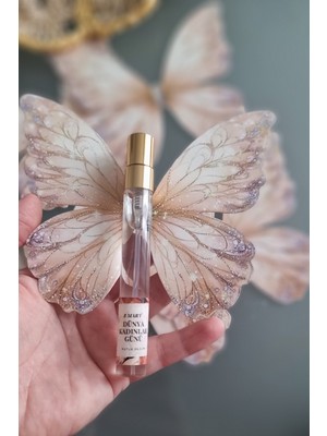 Bn.starlights Kelebek Kartlı Cam Şişede Hediyelik Kolonya-10 Adet