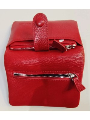Mercan Bags Kadın Orta Boy Çıt Çıt Kapamalı Hakiki Deri Cüzdan