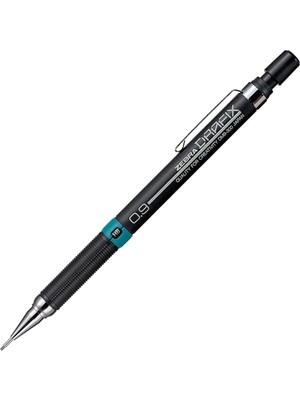 Zebra Drafix 09 Versatil 0.9 mm Otomatik Kurşun Kalem Siyah Ergonomik Tasarım