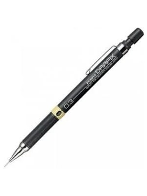 Zebra Drafix Versatil Kalem 0,3 mm Siyah Renkli Mekanik Kalem Uzun Ömürlü Kullanım İçin