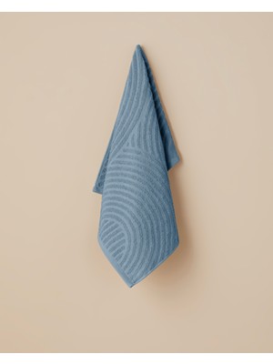 English Home Curve Pamuk Yüz Havlusu 50X70 cm Mavi