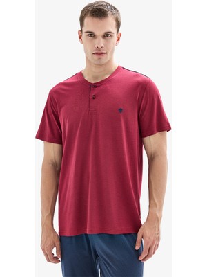 Blackspade Erkek 3lü Pijama Takımı 40878 - Bordo