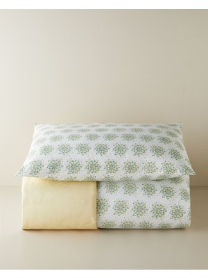 English Home Tropica Kolay Ütülenir Tek Kişilik Nevresim Seti 160X220 cm Yeşil