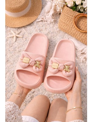 Slipcat Kadın Kaydırmaz Taban Terlik Balkon Banyo Havuz Sahil Plaj Havuz Günlük Terlik