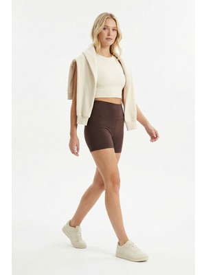 Rays Kahve Katlamalı Şort 4006