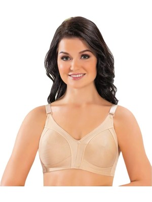 Liza 540 Jarse Içi Pamuklu Toparlayıcı Balensiz Sütyen-Ten-85