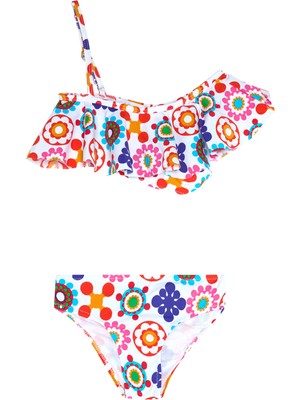 Aquella Kids Tek Omuz Bikini Takım