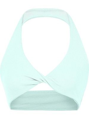 Aquella Kaşkorse Mint Yeşili Crop Top