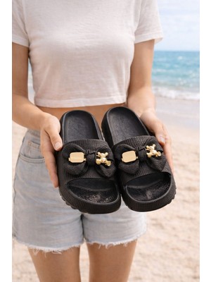 Slipcat Kadın Kaydırmaz Taban Terlik Balkon Banyo Havuz Sahil Plaj Havuz Günlük Terlik