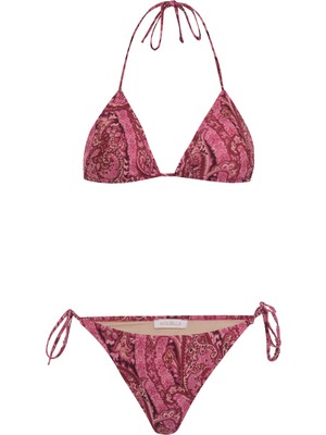 Aquella Desenli Üçgen Bikini