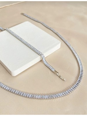 Pure Age Vıp Shining Star Su Yolu Vip Baget Kesim Kaplama Çelik (Kolye & Bileklik) 2'li Set