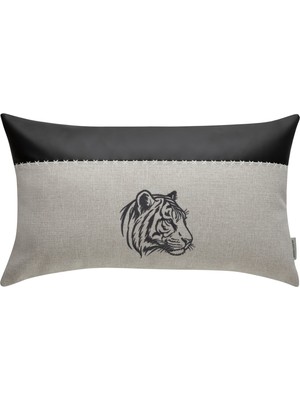 Mudo Home WILD KAPLAN KIRLENT GRİ 30X50 CM