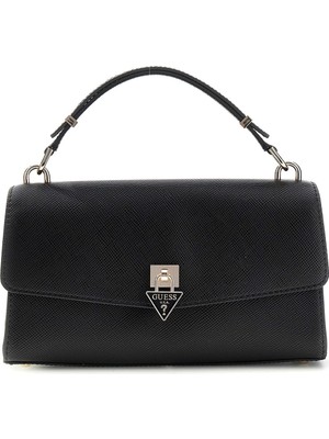 Guess Kadın Patsie Omuz Çantası - Siyah