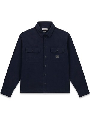 Guess Erkek Gj Twill Comfort Fit Gömlek - Lacivert