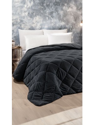Ogi Home Welsoft Yorgan Çift Taraflı Çift Kişilik (195X215) - Antrasit