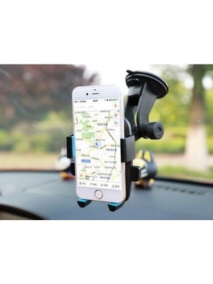 Araç Içi Cam ve Torpido Vantuzlu Telefon Tutucu