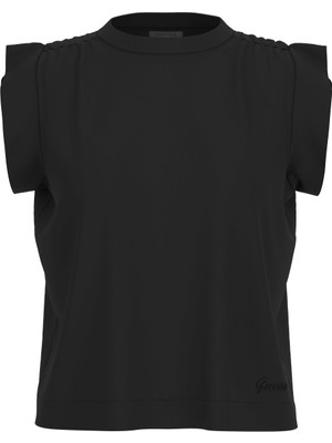 Guess Kadın Light Top T-Shirt - Siyah