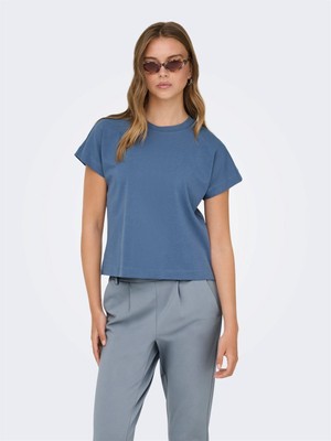 Only Onlerıca S/s Top Jrs Noos Kadın Mavi T-Shirt - 15308926