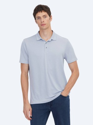 Kip Lila Düz T-Shirt