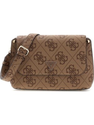 Guess Kadın Meridian Iı Omuz Çantası - Kahverengi