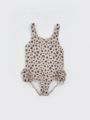 Lc Waikiki Yeni Sezon U Yaka Çiçekli Kız Çocuk Mayo