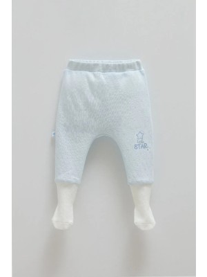 Caramell All Tıme Boy Çoraplı Bebek Pantolon - Mavi - 50-56 cm Mavi