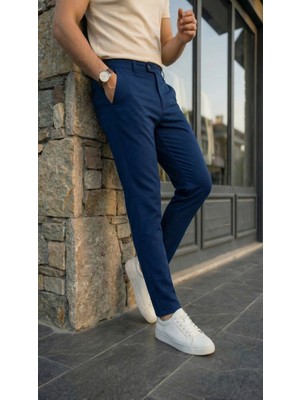 MiraLive Miray- Erkek Slim Fit Dilli Kumaş Pantolon