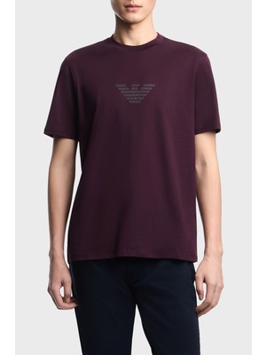 Emporio Armani Pamuklu Regular Fit Logolu Bisiklet Yaka T Shirt Erkek T Shirt EM004583 AF13669 MA116
