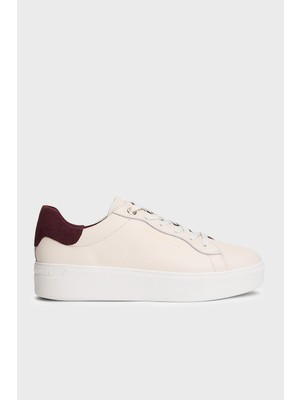 Tommy Hilfiger Deri Logolu Sneaker Ayakkabı Bayan Ayakkabı FW0FW09021 0f5