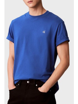 Calvin Klein Pamuklu Regular Fit Logolu Bisiklet Yaka T Shirt LV04RC275G2IL Erkek T Shirt LV04RC275G 2ıl