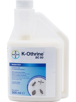 Bayer K-Othrine SC 50 500 ml Granül Etkili Karasinek Kontrolü Uzun Süreli Koruma Sağlar