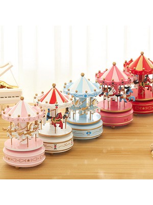 Practika Nostaljik El Yapımı Atlıkarınca Müzik Kutusu