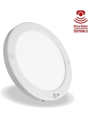 Teknikerelektrik Helios Opto Hs 1036 18W 3 Renk Sensörlü Beyaz Kasa LED Panel ( Sıvaaltı ve Sıvaüstü )