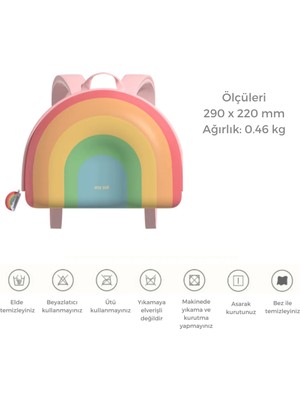 Zoy Zoii Dream Serisi Sugar Heart Rainbow Sırt Çantası