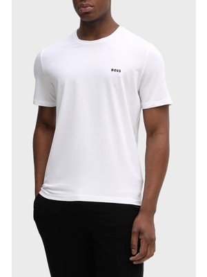 Boss Pamuklu Regular Fit Bisiklet Yaka Logolu T Shirt Erkek T Shirt 50515312 100