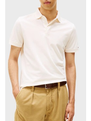 Tommy Hilfiger % 100 Pamuk Regular Fit Düğmeli Polo Yaka T Shirt Erkek Polo Yaka T Shirt MW0MW41513 Z00
