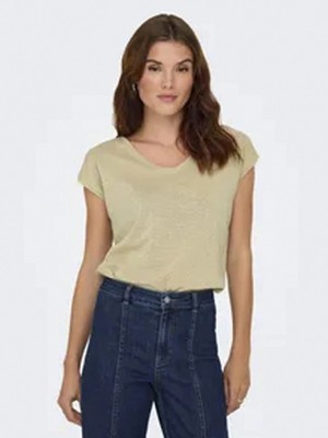 Only 15136069 V Yaka Kolsuz Kadin Body - Sari