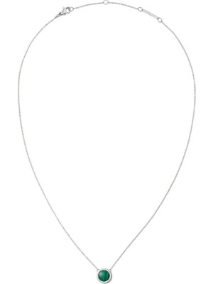 Daniel Wellington Audrey Necklace Malachite Silver