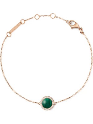Daniel Wellington Audrey Bracelet Malachite Rose Gold