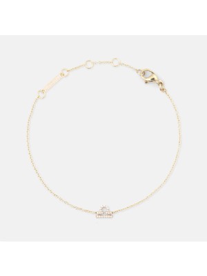 Daniel Wellington Crystal Zodiac Chain Bracelet Gold