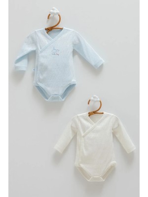 Caramell All Tıme Boy Erkek Bebek Ikili Body - Mavi - 56-62 cm Mavi