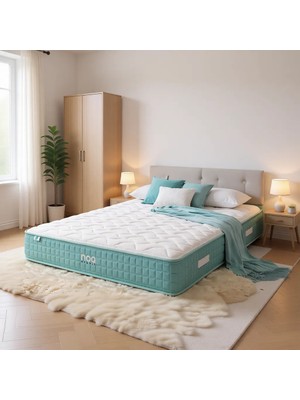 Noa Yatak Noa Elite Ultra Ortopedik Lateksli Yatak 140 x 200 cm Örme Kumaş ve Antibakteriyel Özellikler