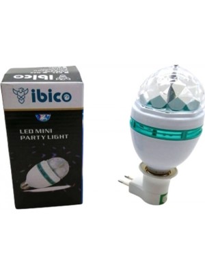 MiraLive 3W Adaptörlü Dönebil Disko Lamba (K95)