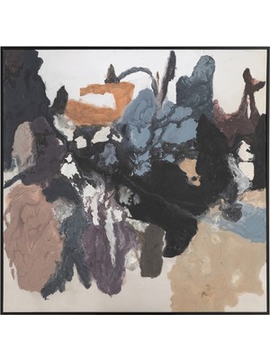 Mudo Home LUMORA ÇERÇEVELİ YAĞLIBOYA TABLO 120X120 CM